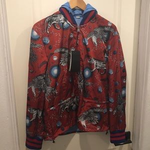 NWT GUCCI Space animals rain jacket